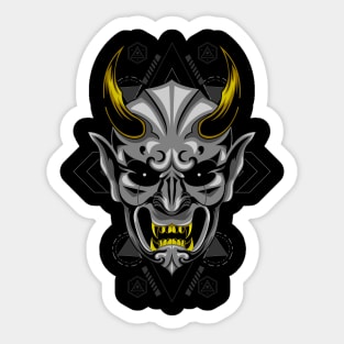 mecha mask Sticker